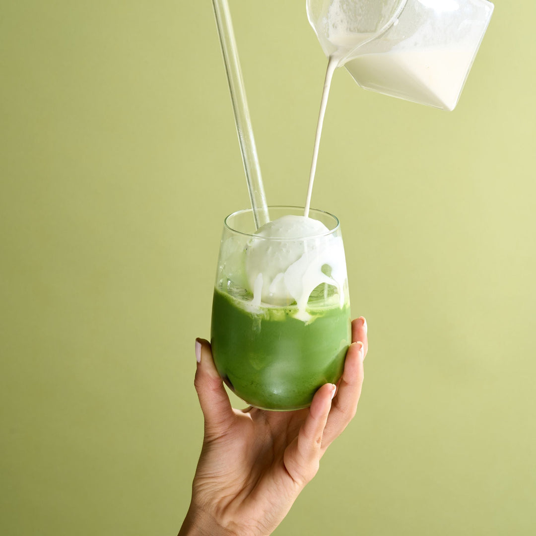 iced matcha latte